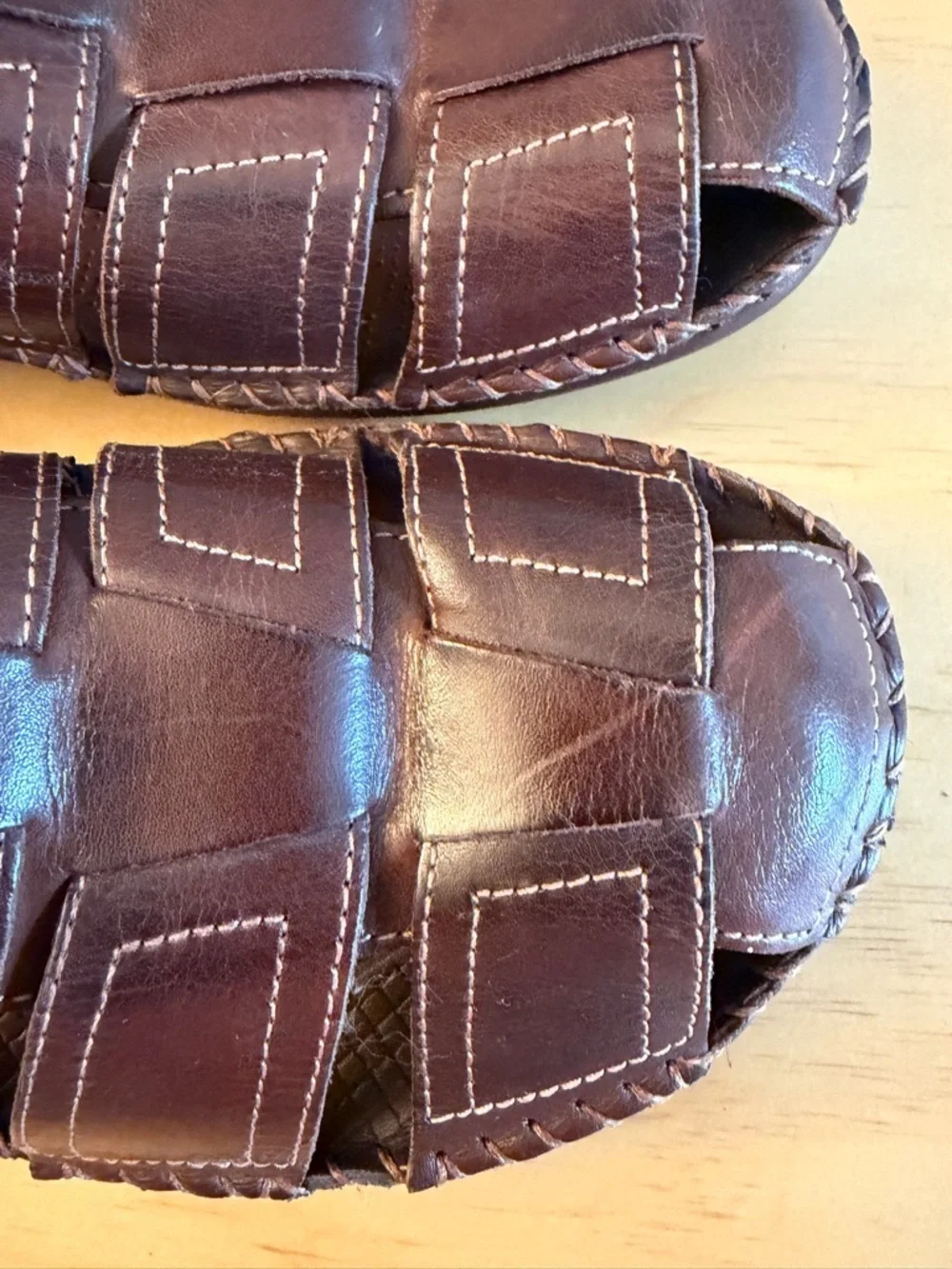 Pikolinos Men's Brown Leather Fisherman Tarifa Sandal in Olmo